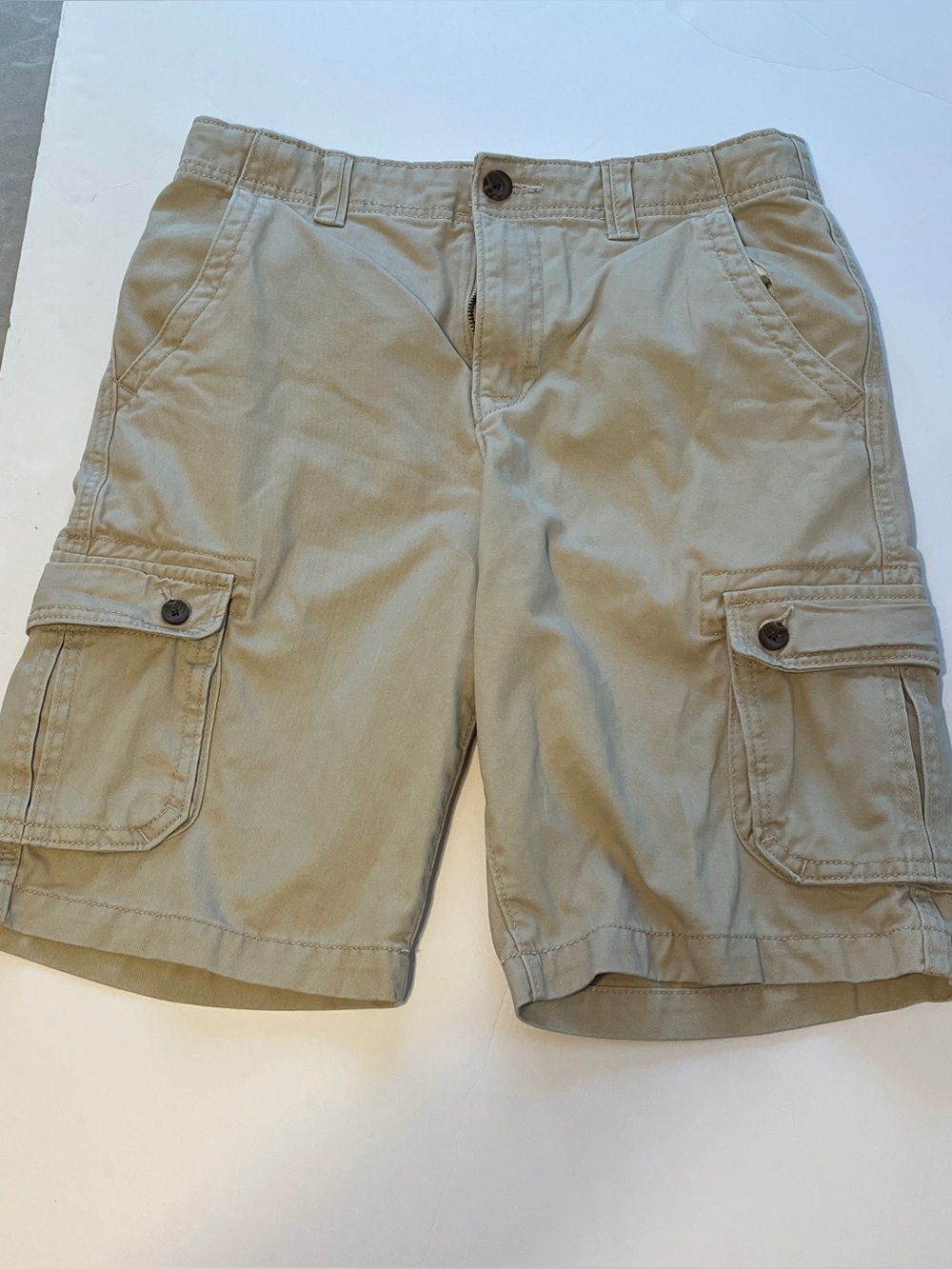 urban pipeline Men's Khaki Cargo Shorts size18 regular zip 100% Cotton